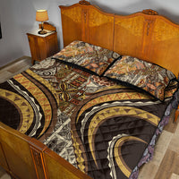 Hawaiian Hibiscus Tribal Vintage Motif Quilt Bed Set Ver 4 LT9 - Polynesian Pride