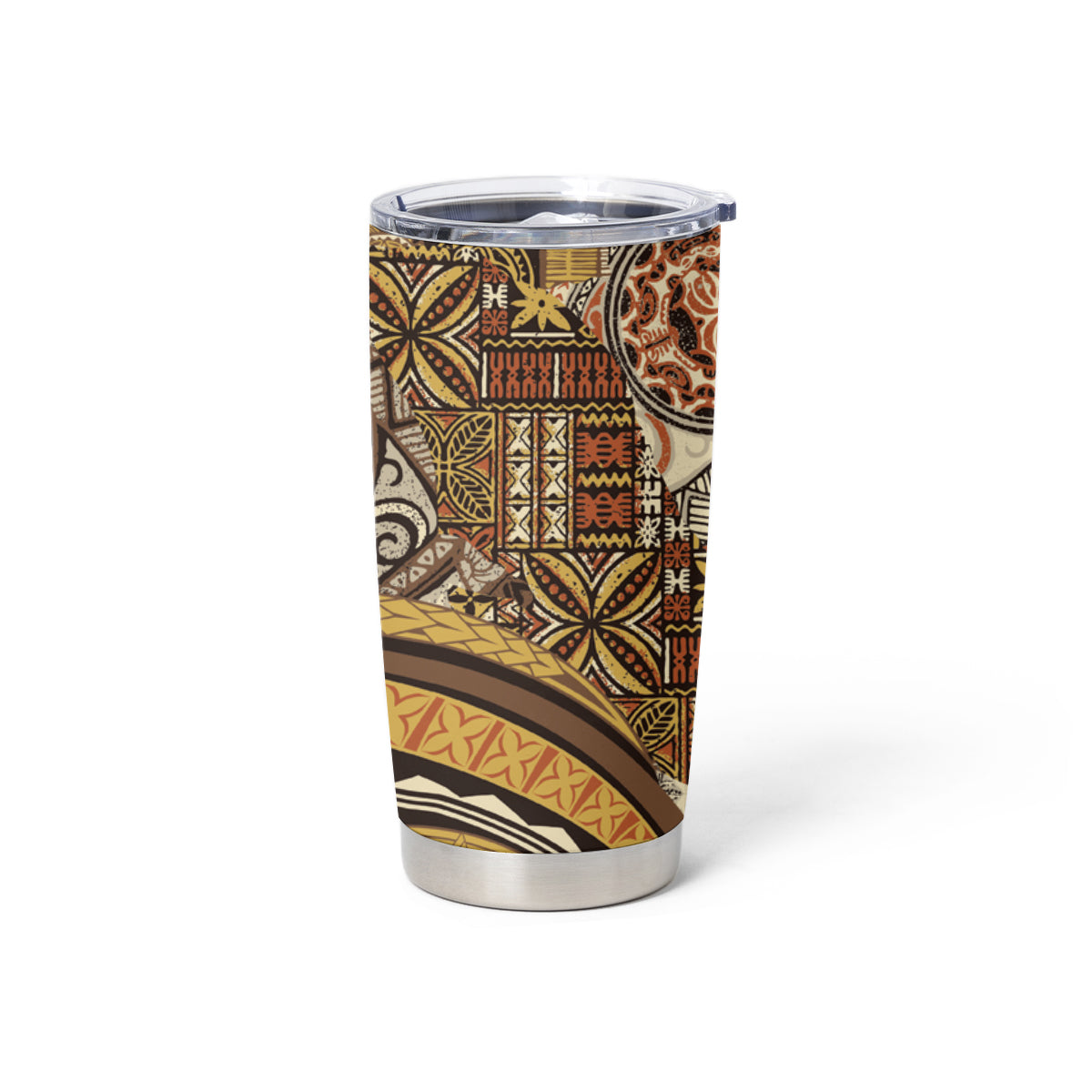 Hawaiian Hibiscus Tribal Vintage Motif Tumbler Cup Ver 4