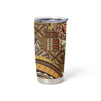 Hawaiian Hibiscus Tribal Vintage Motif Tumbler Cup Ver 4