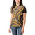 Hawaiian Hibiscus Tribal Vintage Motif Women Polo Shirt Ver 4