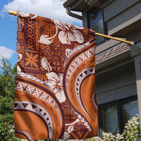 Hawaiian Hibiscus Tribal Vintage Motif Garden Flag Ver 5 LT9 - Polynesian Pride