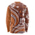 Hawaiian Hibiscus Tribal Vintage Motif Long Sleeve Shirt Ver 5