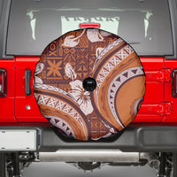 Hawaiian Hibiscus Tribal Vintage Motif Spare Tire Cover Ver 5 LT9 - Polynesian Pride