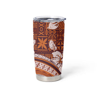 Hawaiian Hibiscus Tribal Vintage Motif Tumbler Cup Ver 5