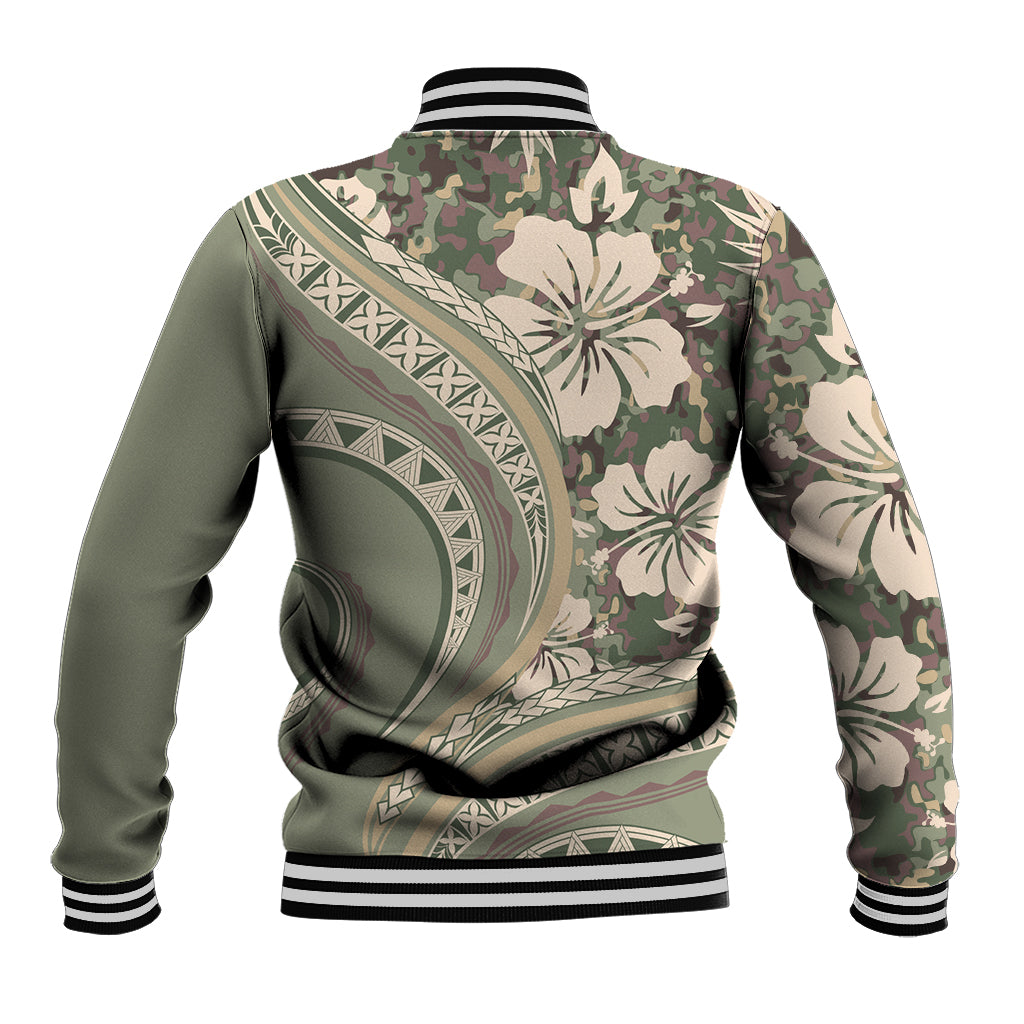 Hawaiian Hibiscus Tribal Vintage Motif Baseball Jacket Ver 6 LT9 - Polynesian Pride
