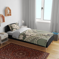 Hawaiian Hibiscus Tribal Vintage Motif Bedding Set Ver 6 LT9 - Polynesian Pride