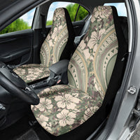 Hawaiian Hibiscus Tribal Vintage Motif Car Seat Cover Ver 6