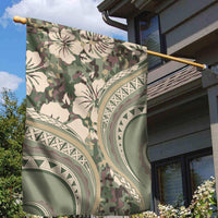 Hawaiian Hibiscus Tribal Vintage Motif Garden Flag Ver 6 LT9 - Polynesian Pride