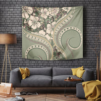 Hawaiian Hibiscus Tribal Vintage Motif Tapestry Ver 6 LT9 - Polynesian Pride