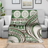 Hawaiian Hibiscus Tribal Vintage Motif Blanket Ver 7 LT9 - Polynesian Pride