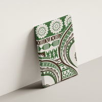 Hawaiian Hibiscus Tribal Vintage Motif Canvas Wall Art Ver 7 LT9 - Polynesian Pride