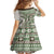 Hawaiian Hibiscus Tribal Vintage Motif Family Matching Long Sleeve Bodycon Dress and Hawaiian Shirt Ver 7