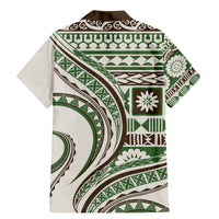 Hawaiian Hibiscus Tribal Vintage Motif Family Matching Mermaid Dress and Hawaiian Shirt Ver 7