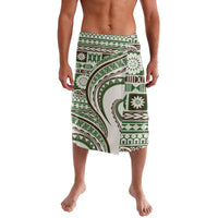 Hawaiian Hibiscus Tribal Vintage Motif Lavalava Ver 7 LT9 Green - Polynesian Pride