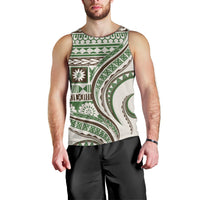 Hawaiian Hibiscus Tribal Vintage Motif Men Tank Top Ver 7 LT9 - Polynesian Pride