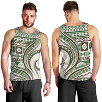 Hawaiian Hibiscus Tribal Vintage Motif Men Tank Top Ver 7 LT9 - Polynesian Pride