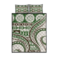 Hawaiian Hibiscus Tribal Vintage Motif Quilt Bed Set Ver 7 LT9 - Polynesian Pride