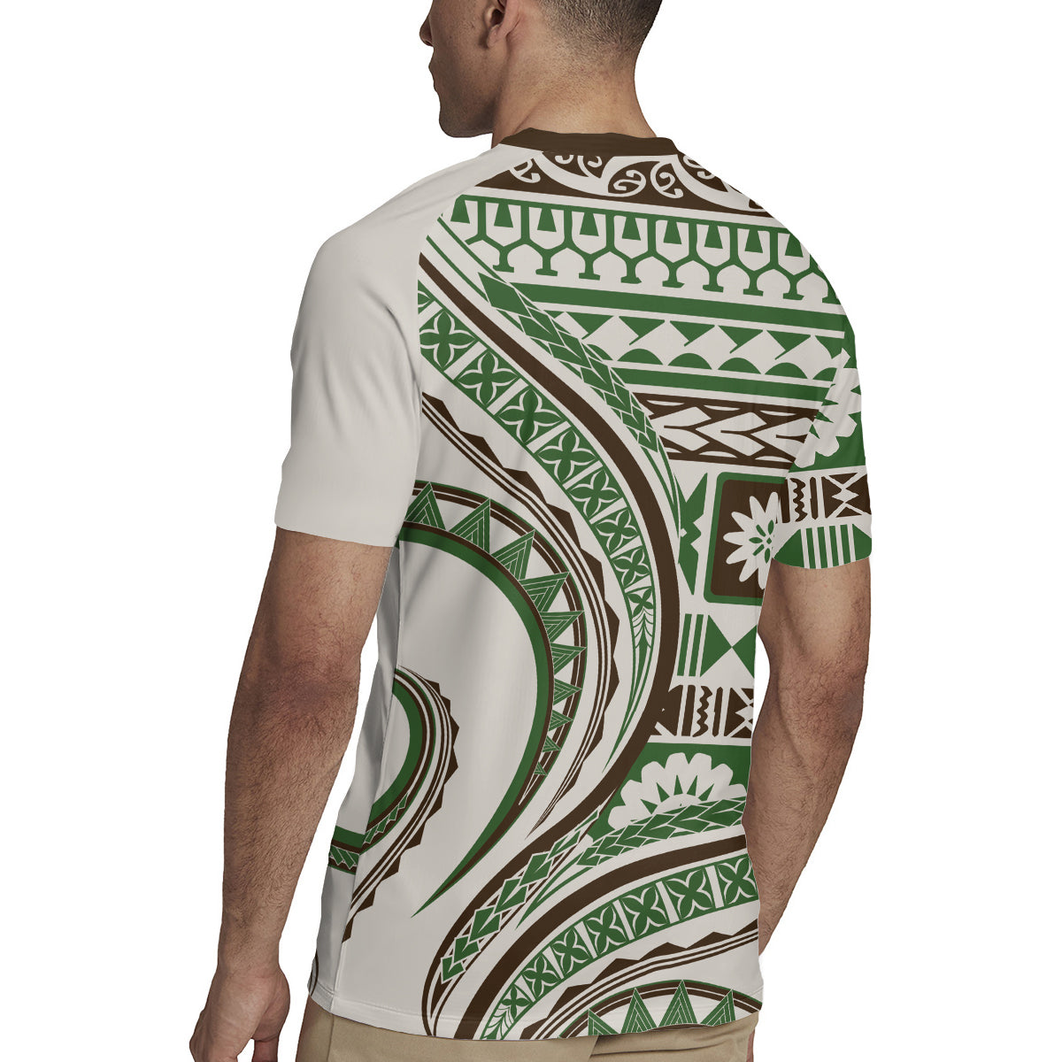 Hawaiian Hibiscus Tribal Vintage Motif Rugby Jersey Ver 7 LT9 - Polynesian Pride