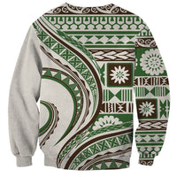 Hawaiian Hibiscus Tribal Vintage Motif Sweatshirt Ver 7 LT9 - Polynesian Pride