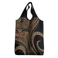 Hawaiian Hibiscus Tribal Vintage Motif Grocery Bag Ver 8 LT9 - Polynesian Pride