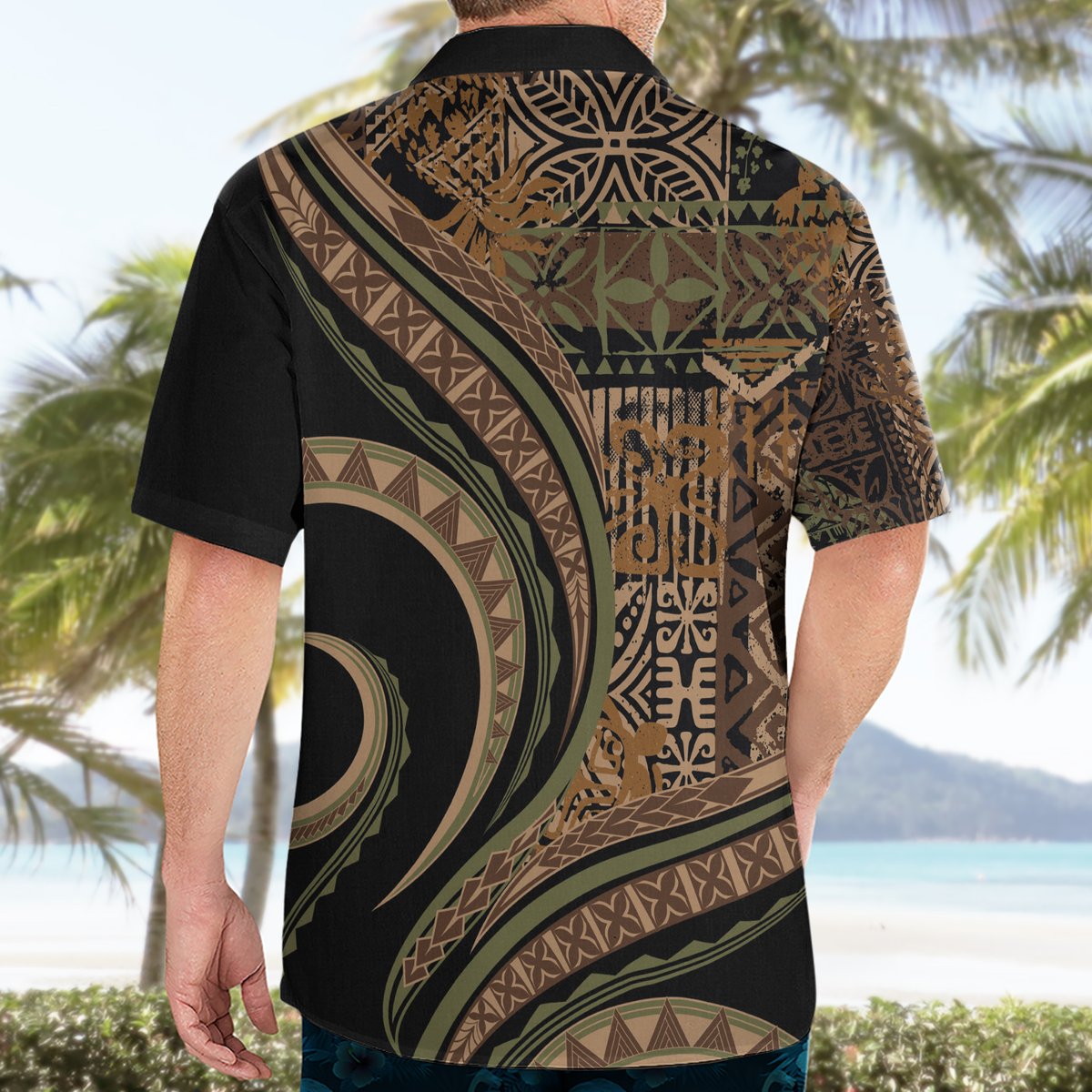 Hawaiian Hibiscus Tribal Vintage Motif Hawaiian Shirt Ver 8 LT9 - Polynesian Pride