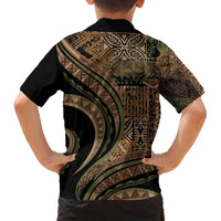 Hawaiian Hibiscus Tribal Vintage Motif Hawaiian Shirt Ver 8 LT9 - Polynesian Pride