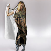 Hawaiian Hibiscus Tribal Vintage Motif Hooded Blanket Ver 8 LT9 - Polynesian Pride