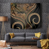 Hawaiian Hibiscus Tribal Vintage Motif Tapestry Ver 8 LT9 - Polynesian Pride