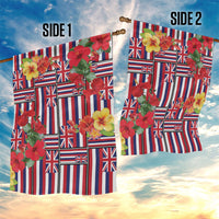 Hawaii Hibiscus Lei Garden Flag Hawaiian Flag Motif