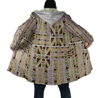 Hawaii Lokelani Pikake Lei Cloak Hawaiian Flag Motif