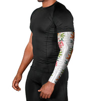 Hawaii Tropical Twist Lei Arm Sleeves Hawaiian Flag Motif