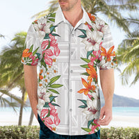 Hawaii Tropical Twist Lei Hawaiian Shirt Hawaiian Flag Motif