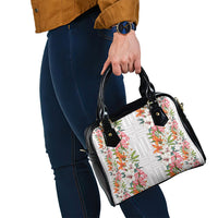 Hawaii Tropical Twist Lei Shoulder Handbag Hawaiian Flag Motif