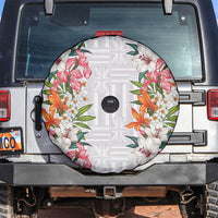 Hawaii Tropical Twist Lei Spare Tire Cover Hawaiian Flag Motif