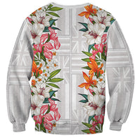 Hawaii Tropical Twist Lei Sweatshirt Hawaiian Flag Motif