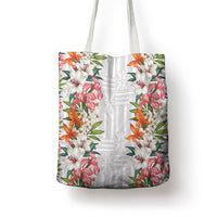 Hawaii Tropical Twist Lei Tote Bag Hawaiian Flag Motif