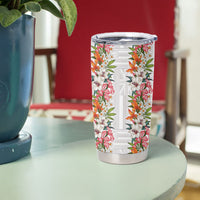 Hawaii Tropical Twist Lei Tumbler Cup Hawaiian Flag Motif