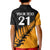 Custom Australia Wallabies and Aotearoa Rugby Kid Polo Shirt Kangaroo Black Fern Maori Gold Vibe LT9 - Polynesian Pride