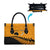 Australia New Zealand Rugby Leather Bag Gold Aboriginal Wallabies and Maori Black Fern - Polynesian Pride