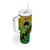 Australia New Zealand Rugby Tumbler With Handle Aboriginal Wallabies and Maori Black Fern Gradient Vibe