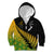 Custom Australia Wallabies and Aotearoa Rugby Kid Hoodie Kangaroo Black Fern Maori Gradient Vibe LT9 - Polynesian Pride