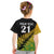 Custom Australia Wallabies and Aotearoa Rugby Kid T Shirt Kangaroo Black Fern Maori Gradient Vibe LT9 - Polynesian Pride