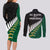 South Africa and Aotearoa Rugby Couples Matching Long Sleeve Bodycon Dress and Long Sleeve Button Shirts Springboks Black Fern Maori Vibe LT9 - Polynesian Pride