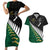 South Africa and Aotearoa Rugby Couples Matching Short Sleeve Bodycon Dress and Hawaiian Shirt Springboks Black Fern Maori Vibe LT9 Black - Polynesian Pride