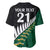 Custom South Africa and Aotearoa Rugby Baseball Jersey Springboks Black Fern Maori Vibe LT9 - Polynesian Pride