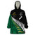 Custom South Africa and Aotearoa Rugby Wearable Blanket Hoodie Springboks Black Fern Maori Vibe LT9 One Size Black - Polynesian Pride