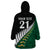 Custom South Africa and Aotearoa Rugby Wearable Blanket Hoodie Springboks Black Fern Maori Vibe LT9 - Polynesian Pride