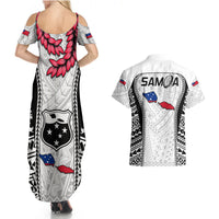 Samoa Rugby Couples Matching Summer Maxi Dress and Hawaiian Shirt Go Champions World Cup 2023 Polynesian Unique LT9 - Polynesian Pride