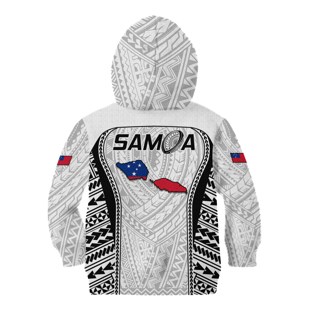 Samoa Rugby Kid Hoodie Go Champions World Cup 2023 Polynesian Unique LT9 - Polynesian Pride