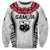 Samoa Rugby Sweatshirt Go Champions World Cup 2023 Polynesian Unique LT9 Unisex White - Polynesian Pride